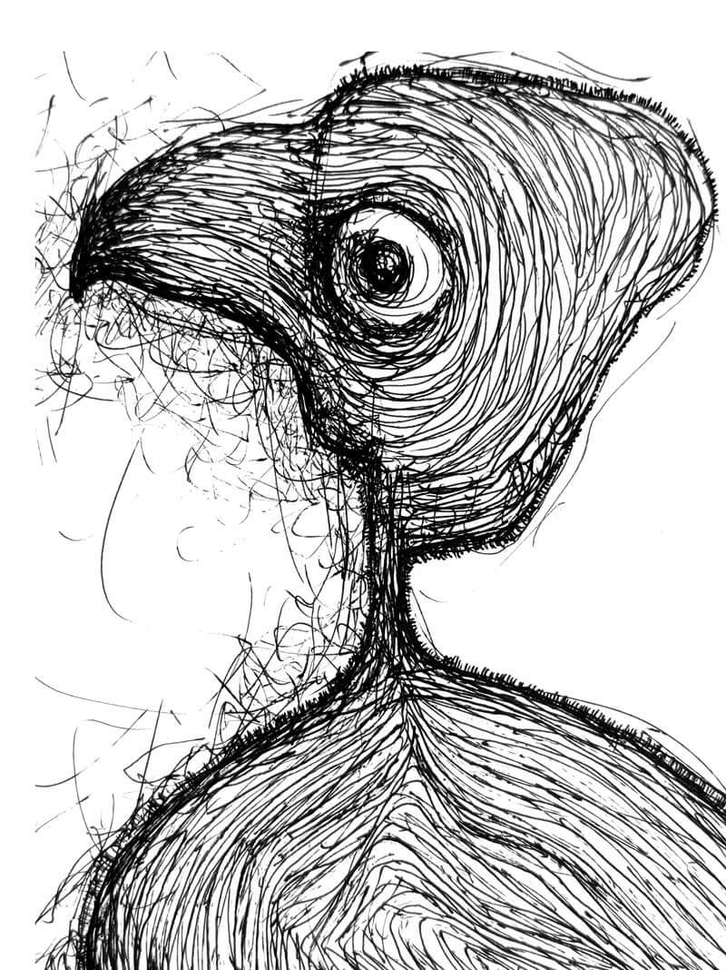 Ink on paper